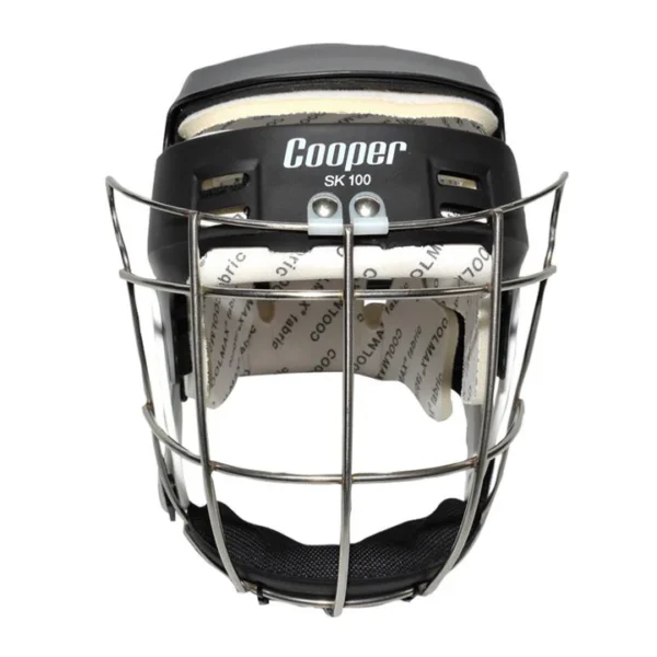 Junior SK100 Black Hurling Helmet - Image 2