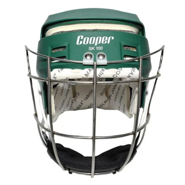 Junior SK100 Green Hurling Helmet - Image 2