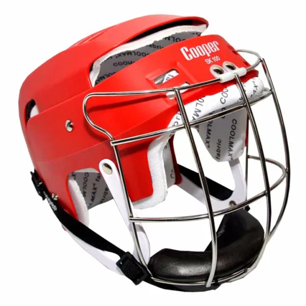 Junior SK100 Red Hurling Helmet