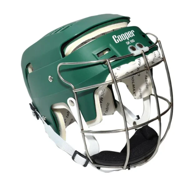 Junior SK100 Green Hurling Helmet