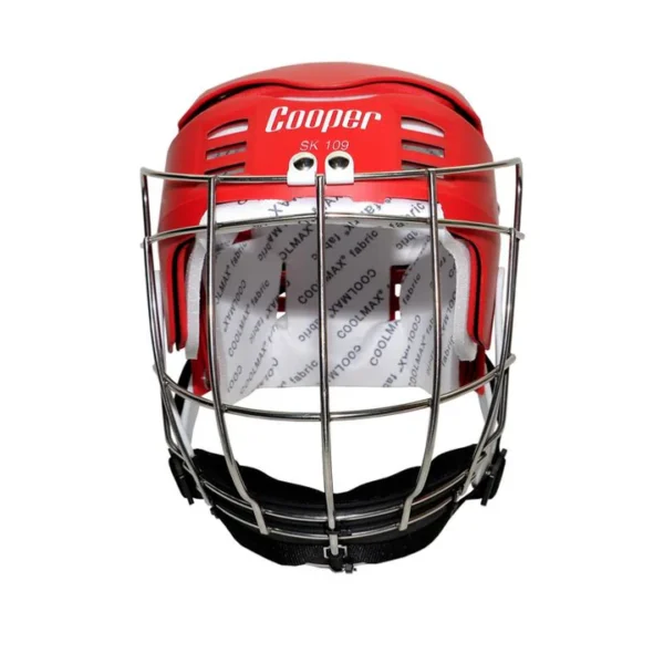 Senior SK109 Red Hurling Helmet - Image 2