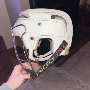 Oldstyle white senior Cooper Helmet